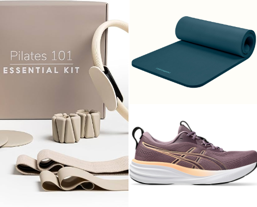 Home Fitness & Walking Essentials cover photo collage