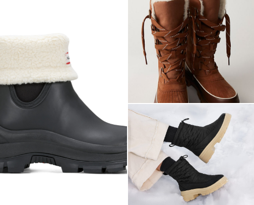 The Winter Shoe Edit: Cute Shoes to Keep Warm cover photo collage