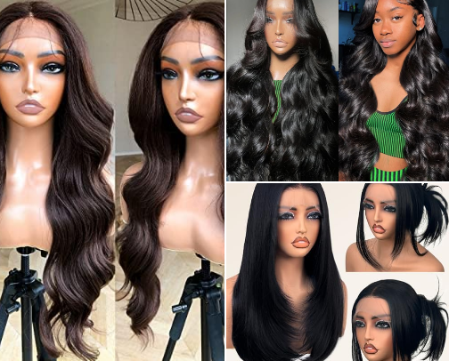 Best Affordable Synthetic & Human Hair Wigs! cover photo collage