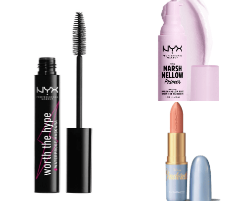 Favorites of NYX & M•A•C cosmetics cover photo collage