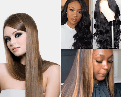 Wigs cover photo collage