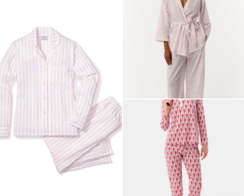 Pajamas and lounge cover photo collage