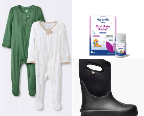 Baby product favorites cover photo collage