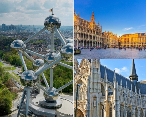 The top 10 best things to do in Brussels 🇧🇪 🫶🏼 cover photo collage