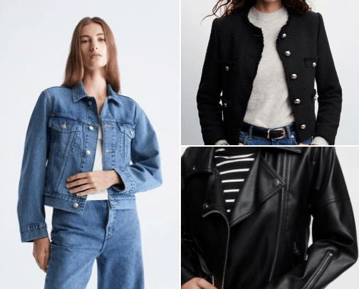 Jackets cover photo collage