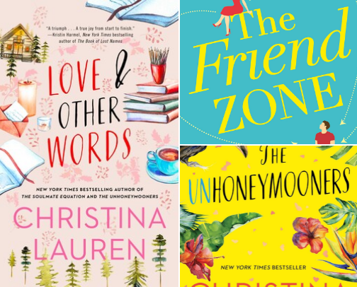 Cozy romantic reads 📚 cover photo collage