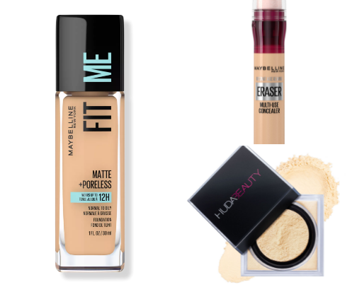 Makeup products for stunning base✨ cover photo collage