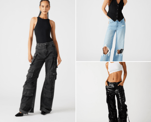 Trousers cover photo collage