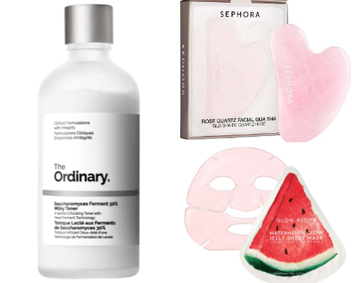 My skincare routine for clear and smooth skin  ✨️ cover photo collage