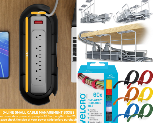 Cable Management for Small Desks cover photo collage