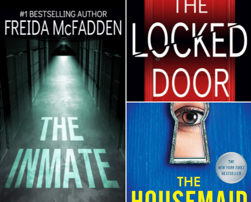 Thriller books I have enjoyed recently! cover photo collage