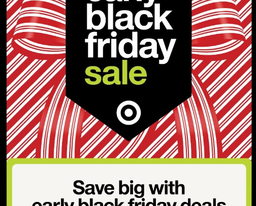 Target Black Friday cover photo collage