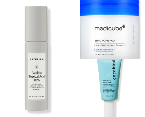 Skincare Routine (for oily acne-prone skin) cover photo collage