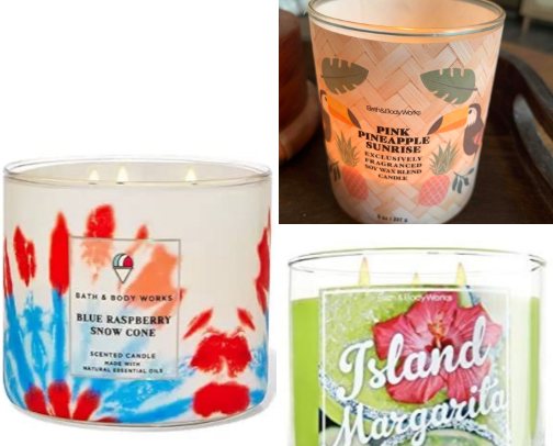 Candles cover photo collage