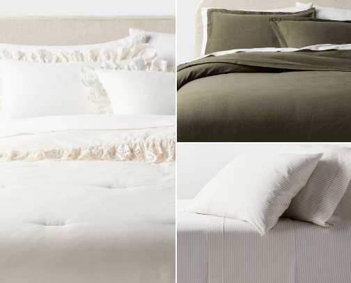 Beautiful bedding cover photo collage