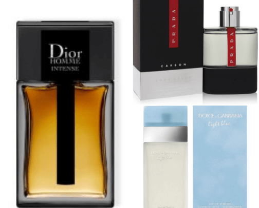 Fragrances cover photo collage