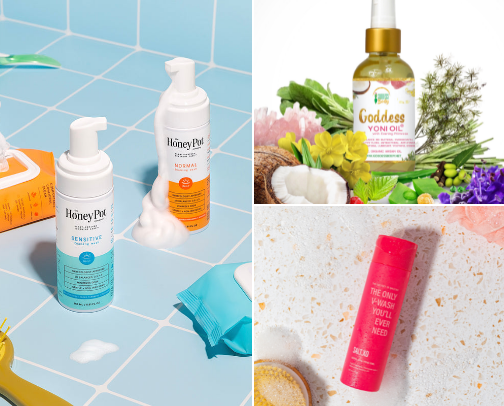 Feminine Carefree products! cover photo collage