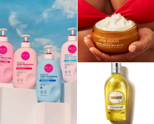 The burnt-out mom bodycare essentials cover photo collage