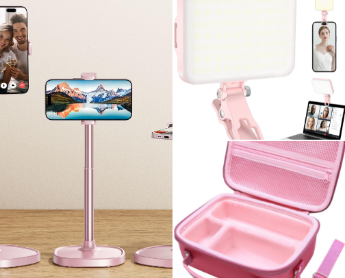 My Content Creator Setup 🎥 cover photo collage