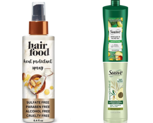 haircare products cover photo collage