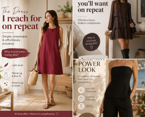 Trending Fashion Finds 2026 (Effortless Summer Aesthetic) cover photo collage