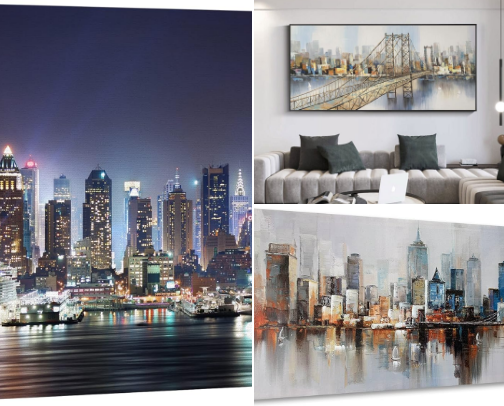 16 Best Canvas City Skylines Wall Art to Buy Online in 2026 cover photo collage