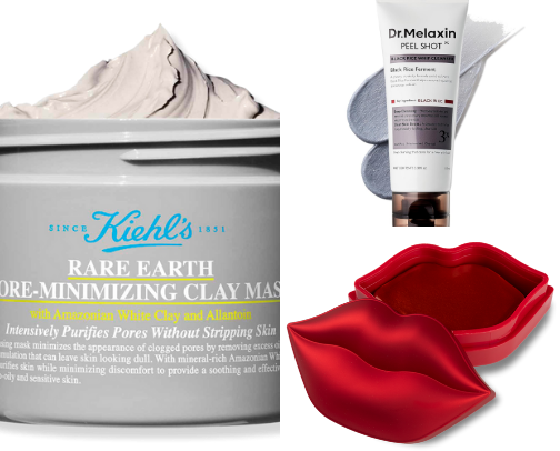 Smooth skin skincare products cover photo collage