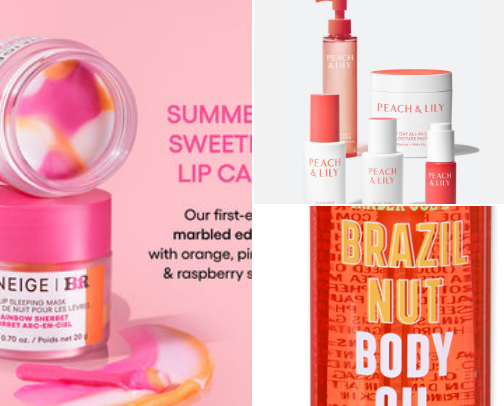 My favorite beauty recs cover photo collage