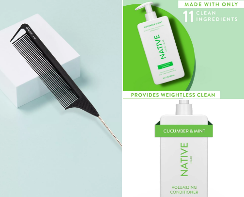 Haircare cover photo collage