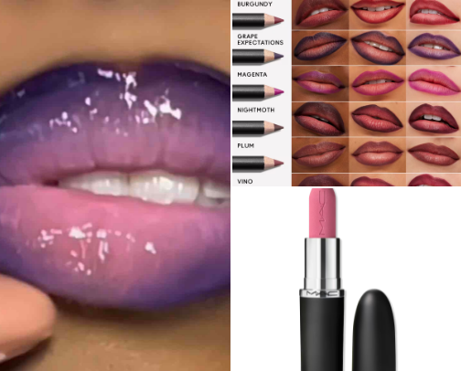 Purple Pink Lippie - Lip Combo 1 cover photo collage