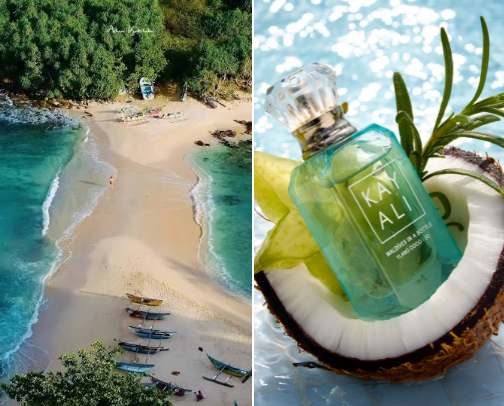 Coconut Summer Beach Shower Routine ft. Kayali Maldives in a Bottle 🥥🌴🌅 cover photo collage
