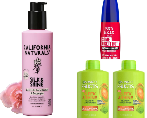 Leave-In Conditioners & Heat Protectants cover photo collage