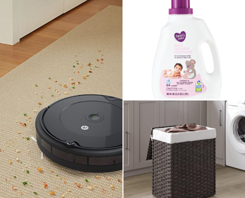 Cleaning supplies cover photo collage