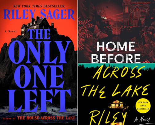 Author Riley Sager Collection cover photo collage