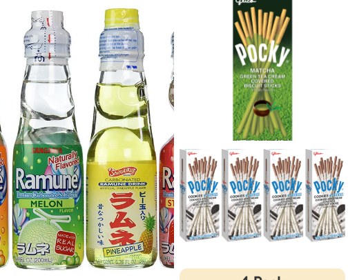 must try asian snacks and drinks ੈ✩‧₊˚ cover photo collage