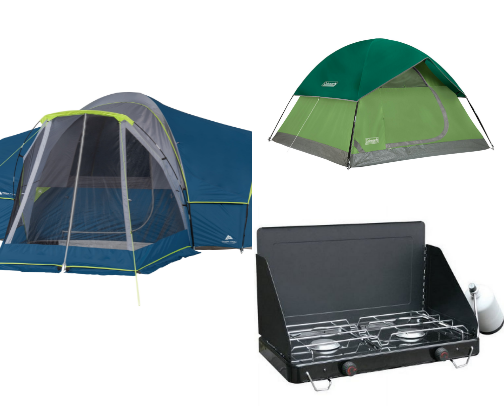 Tent camping comfort must haves cover photo collage