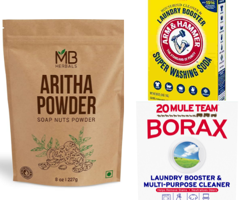 Safe non toxic clean DIY laundry detergent 🌿 cover photo collage