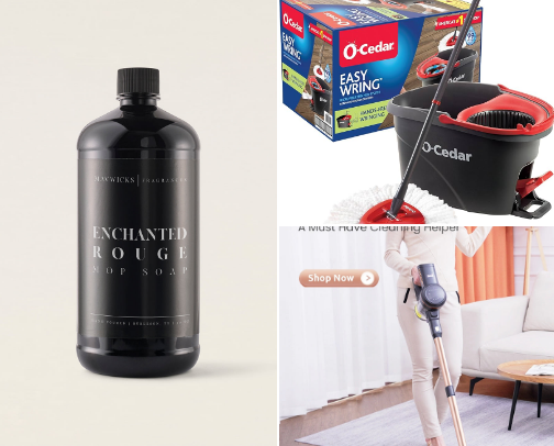 House cleaning must haves! cover photo collage