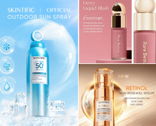 Recommended Perfume, Beauty, Skincare Essentials cover photo collage
