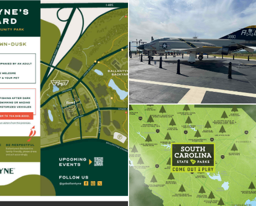 Favorite outdoor things to do close to Indian Land, SC. cover photo collage