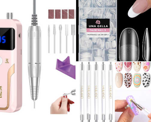 DIY Acrylic Nails at Home cover photo collage