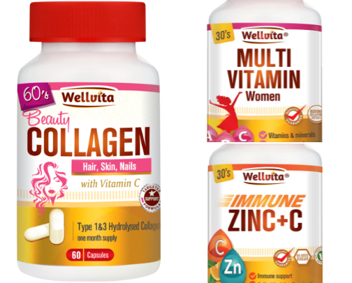 Over 40 Vitamin supplements that I use cover photo collage