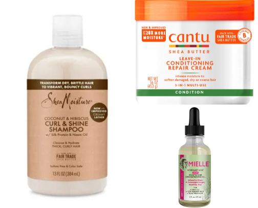 Hair care cover photo collage