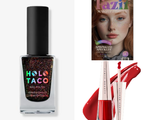 Mom night out makeup cover photo collage