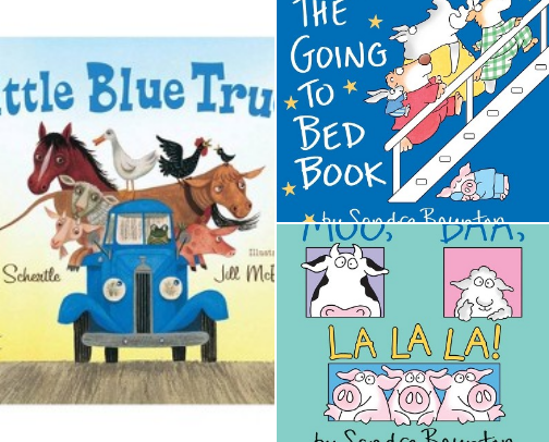 Toddler Books to Get Them Talking cover photo collage