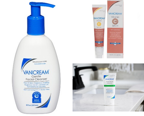Sensitive Skin Skin Care Routine cover photo collage
