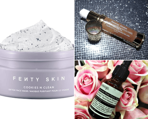 Skin care cover photo collage
