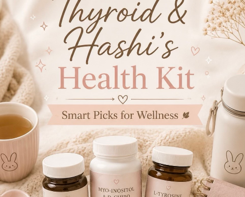 Thyroid & Hashi’s Health Kit: Smart Picks for Wellness cover photo collage