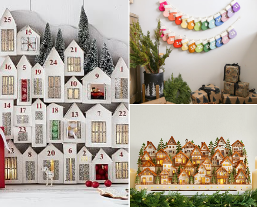 Fun and Unique Advent Calendars for the Whole Family cover photo collage