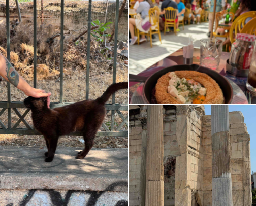 best ancient sites and elevated eateries in the capital: 2 days in athens, greece 🧿 cover photo collage